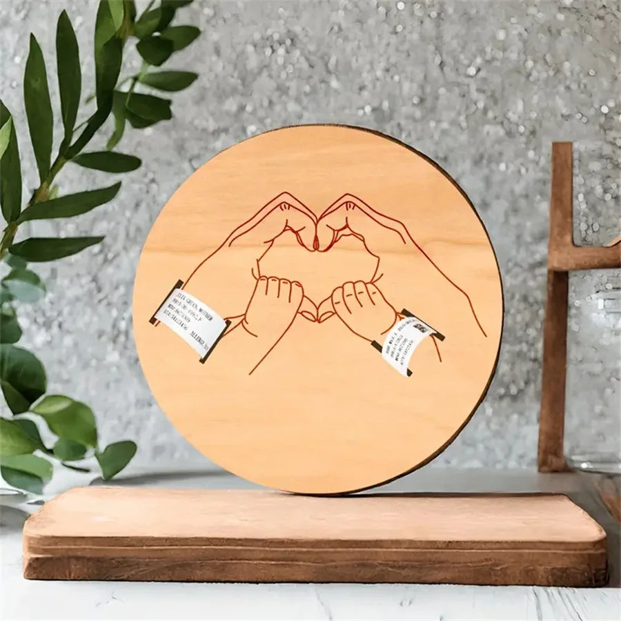 Little Beginnings Plaque - A keepsake from the day love arrived