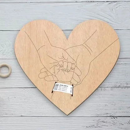 Little Beginnings Plaque - A keepsake from the day love arrived