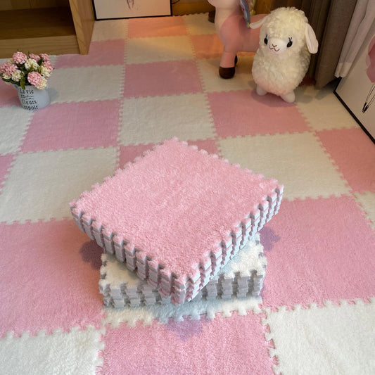 Plush Baby Play Mat Tiles - 10 Pack