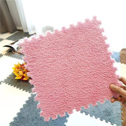 Plush Baby Play Mat Tiles - 10 Pack