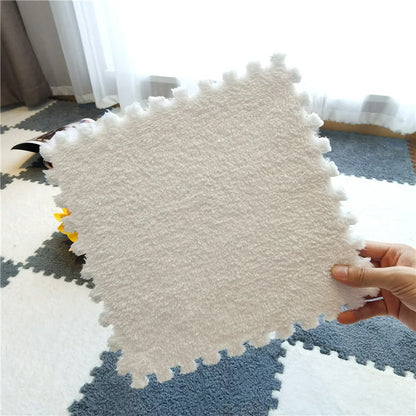 Plush Baby Play Mat Tiles - 10 Pack